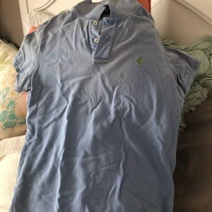 Polo, “the skinny polo “, size large, light blue